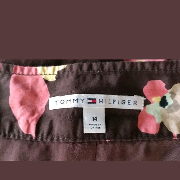 Tommy Hilfiger Women's Skirt Brown Floral - Picture 3 of 8